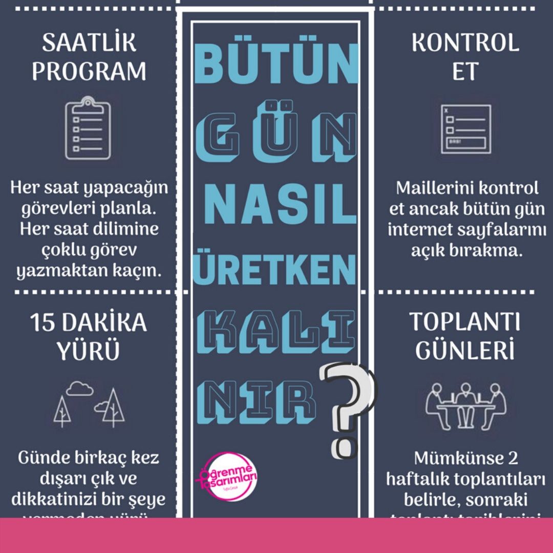 Bütün Gün Nasıl Üretken Kalınır?