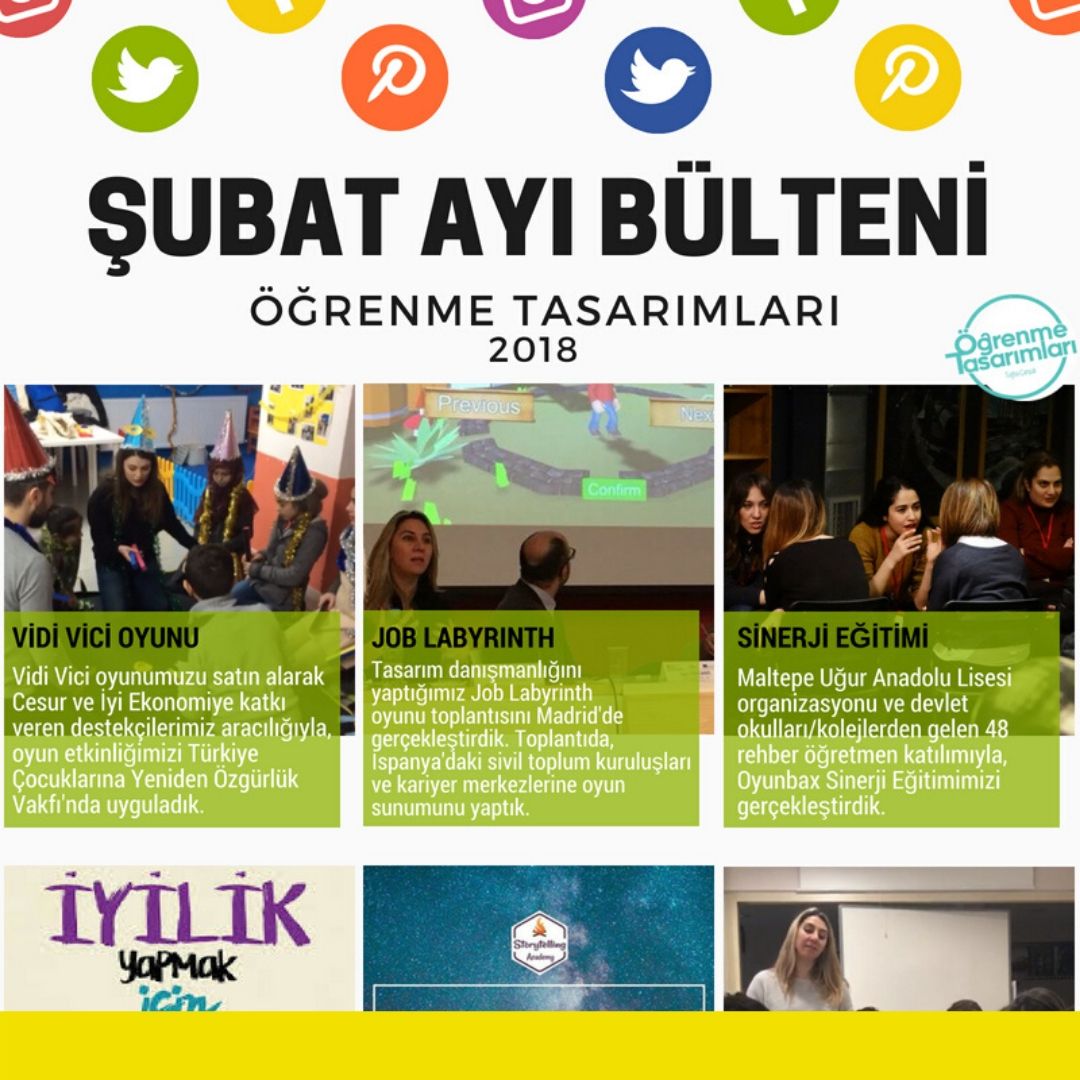 Öğrenme Tasarımları Şubat Ayı Bülteni