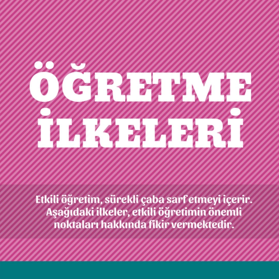 Öğretme İlkeleri