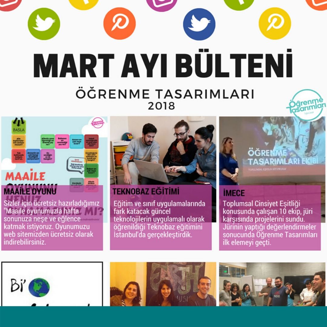 Öğrenme Tasarımları Mart Ayı Bülteni