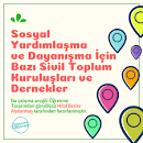 Türkiye’de Sosyal Yardımlaşma ve Dayanışma İçin Bazı Sivil Toplum Kuruluşları ve Dernekler